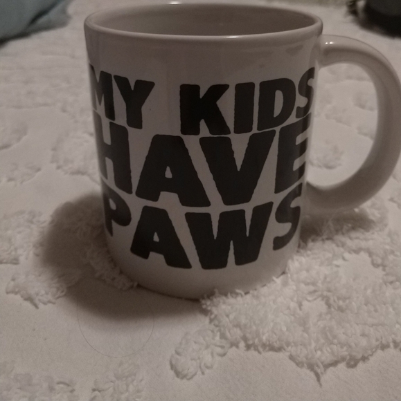 My Kids Have Paws Stoneware Coffee Mug !!SOLD!! - Picture 5 of 5